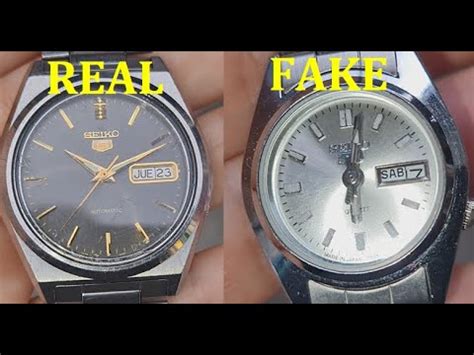 how to spot a fake seiko 5 watch|authentic seiko watch.